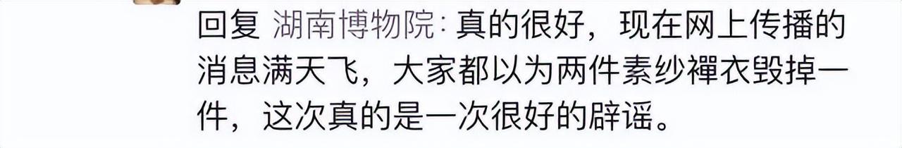 澳门一肖一码一特一中云骑士，2024年08月19日湖南博物院辟谣：曲裾式素纱单衣没被盗_确保成语解释落实的问题_战略版10owrr-图8