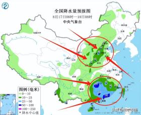 新一轮强降雨中心已定！明天8月18～19日天气预报，暴雨分布如下-图3