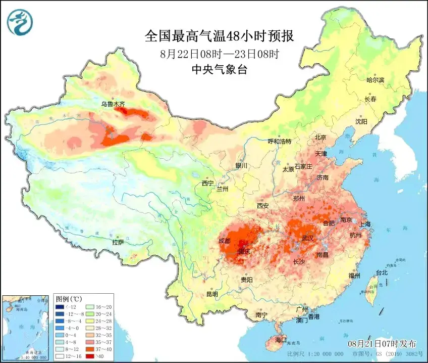 新一轮强降雨强势来袭，暴雨大暴雨分布如下，今夜至明日22号天气-图5